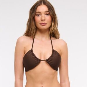 Abercrombie & Fitch Brown Bikini Top